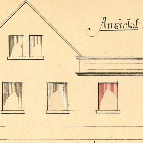 Das inzwischen abgerissene Haus der Familie Lehmann-Stern