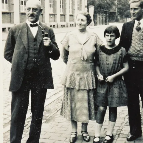 Ehepaar Weinberg, Tochter Elisabeth, Sohn Helmut; Quelle Kreis und Stadtarchiv Nienburg/Weser