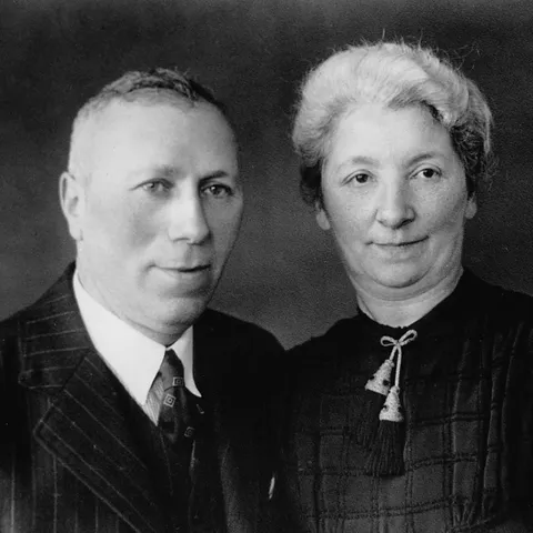 Josef und Henriette Oster; wahrscheinlich 30er Jahre. Fotograf: Richard Zahn