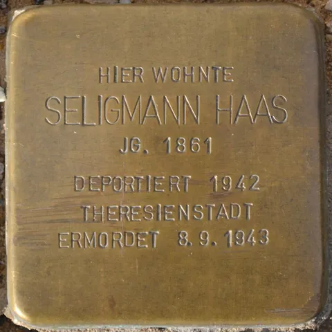 Stolperstein Seligmann Haas