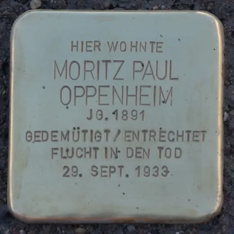 Stolperstein Moritz Paul Oppenheim