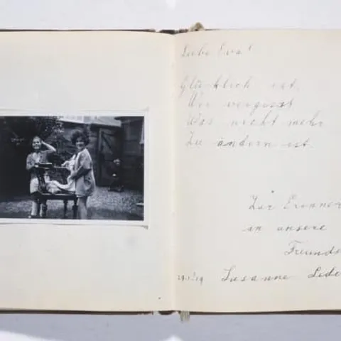 Susanne Lederman's page in the "Posie Book"
