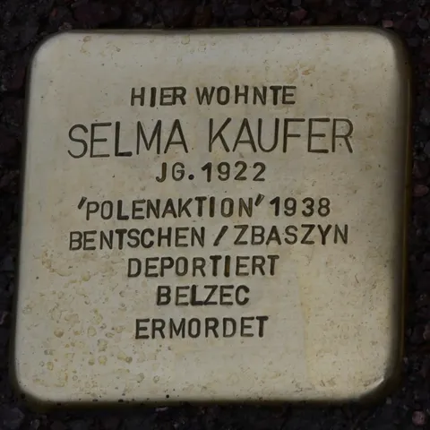 Stolperstein Selma Kaufer