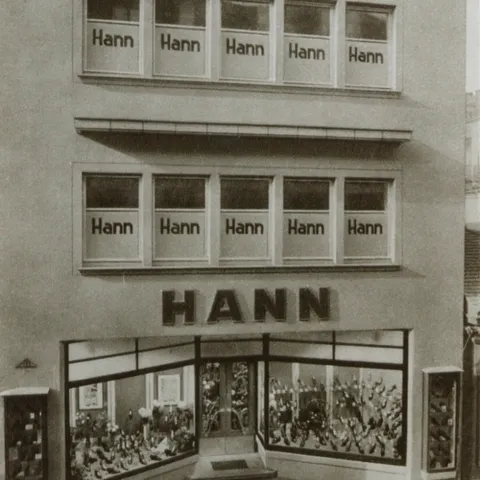 Schuhgeschäft der Hanns in der Reichenbergerstraße