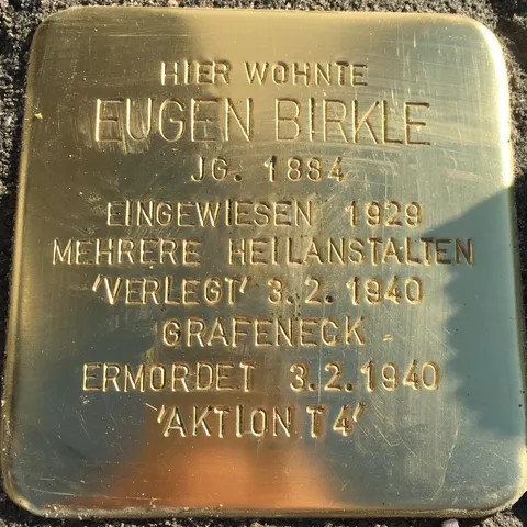 Stolperstein Eugen Birkle