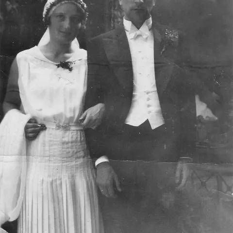 Ilse and Walter on their wedding day in Görlitz Photo courtesy of the Peri Family