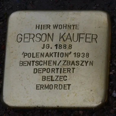 Stolperstein Gerson Kaufer