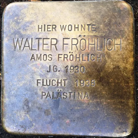 Stolperstein Walter Fröhlich
