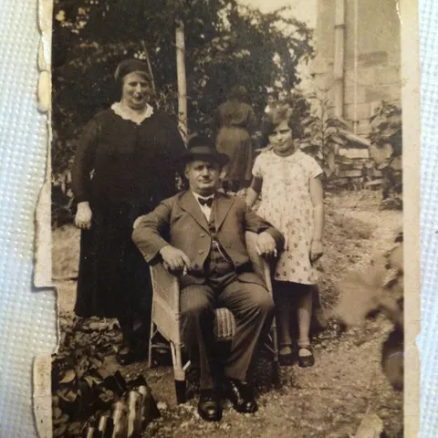 Familie Wertheimer mit Tochter Margot