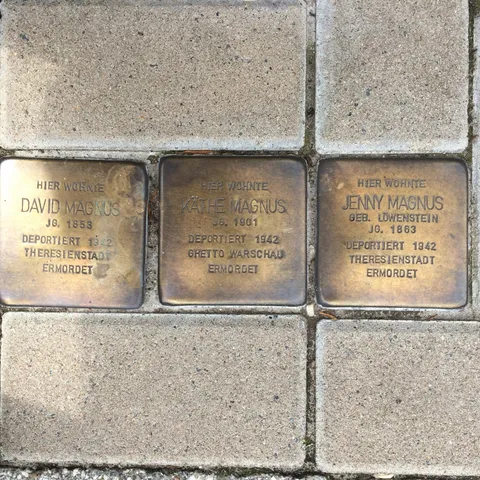 Stolpersteine Familie Magnus