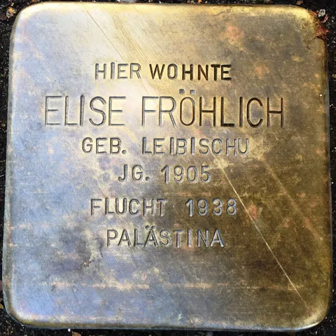 Stolperstein Elise Fröhlich